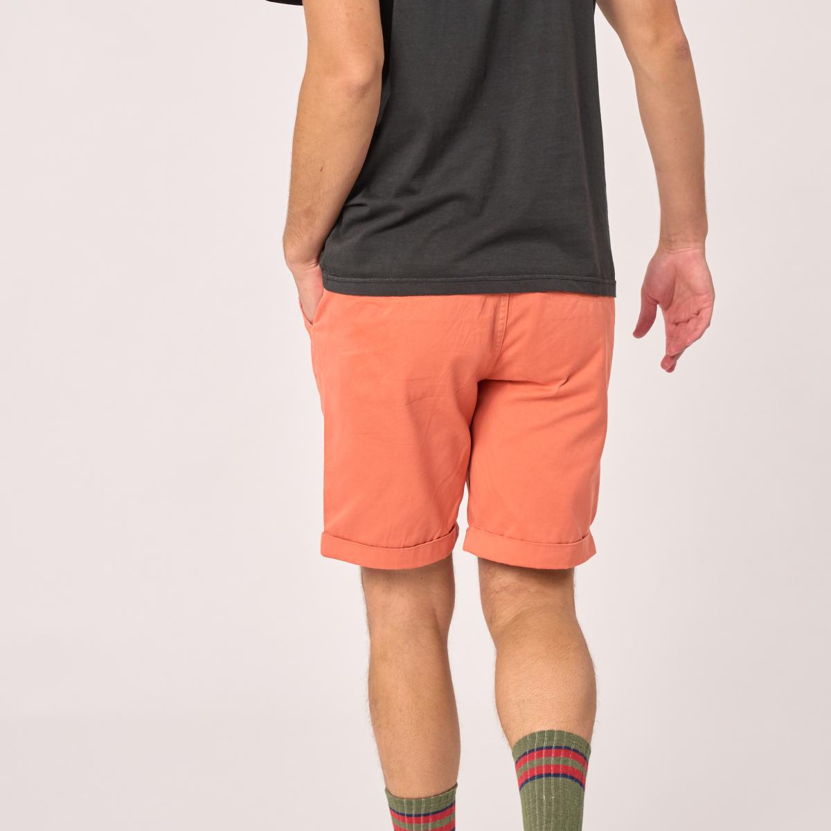Bermuda van 100% biologisch katoen - Oranje