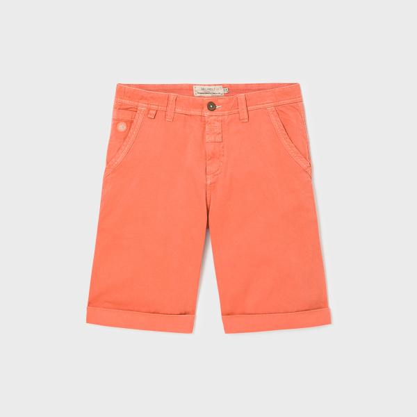 Bermuda van 100% biologisch katoen - Oranje
