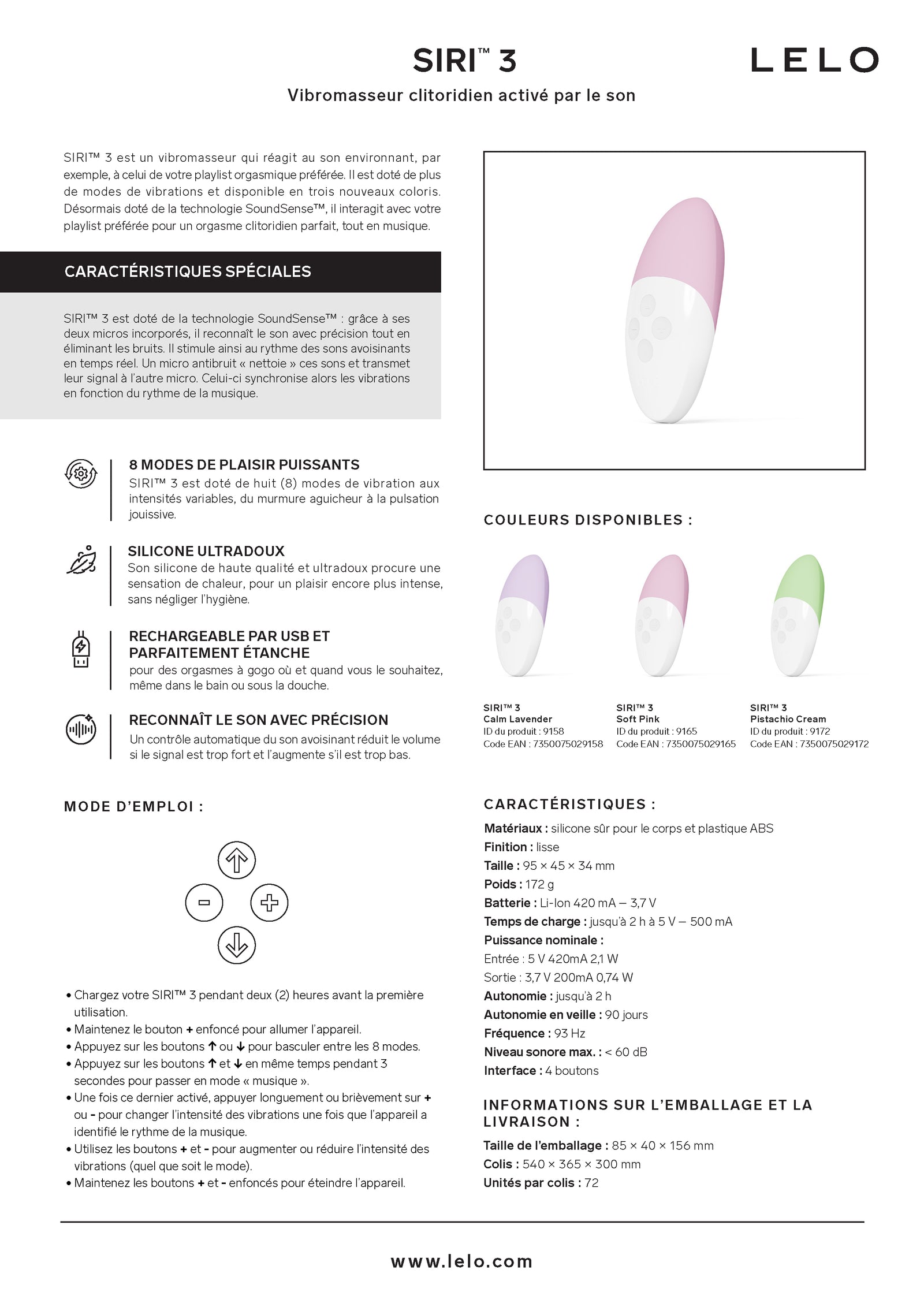 SIRI 3 Calm Lavender