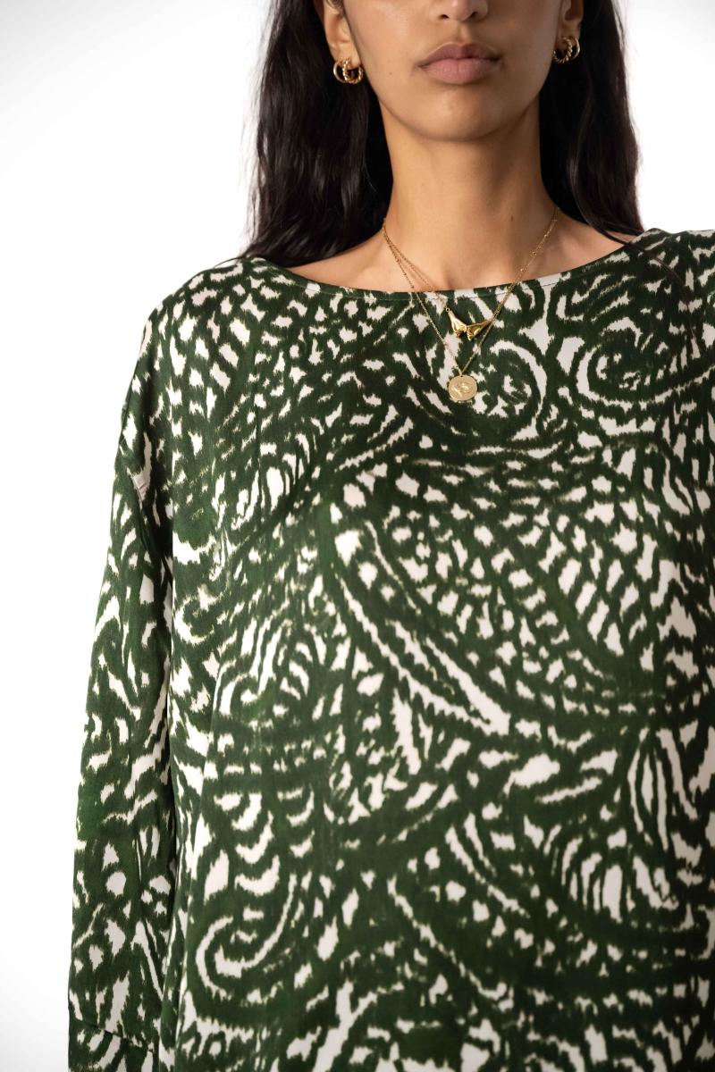 Bloes - Soko - Khaki Flowers