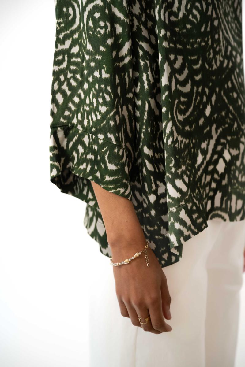 Bloes - Soko - Khaki Flowers