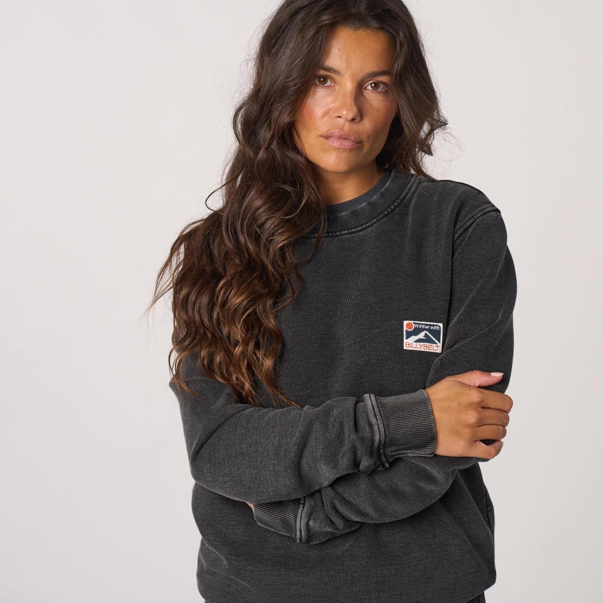 Sweater van 100% biologisch katoen BILLYCLUB - Donkergrijs