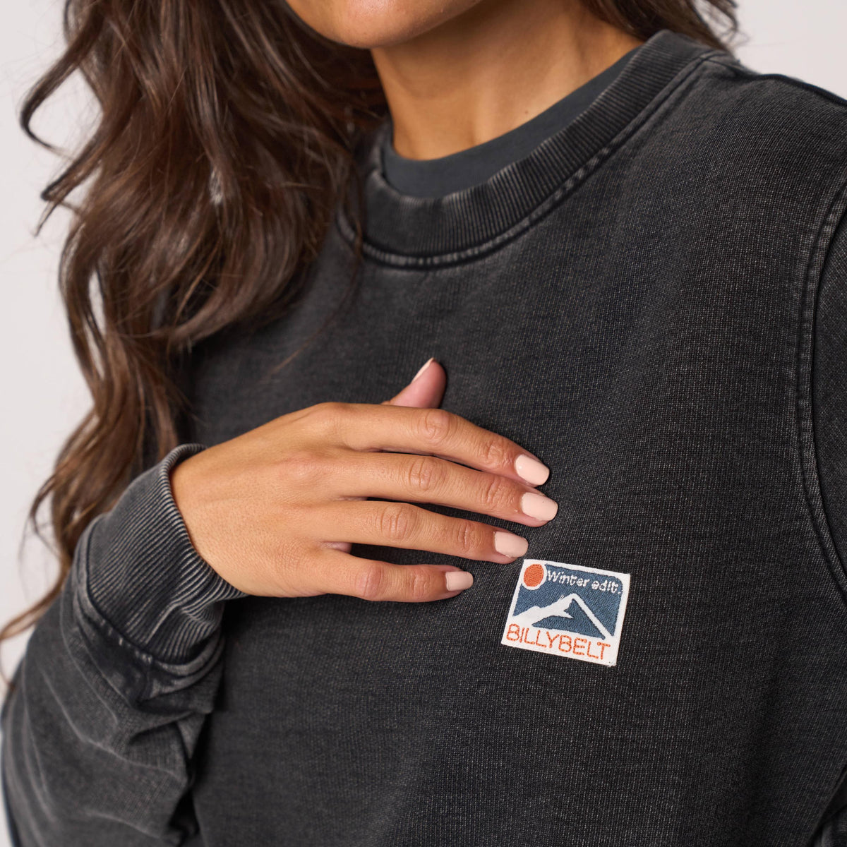 Sweater van 100% biologisch katoen BILLYCLUB - Donkergrijs
