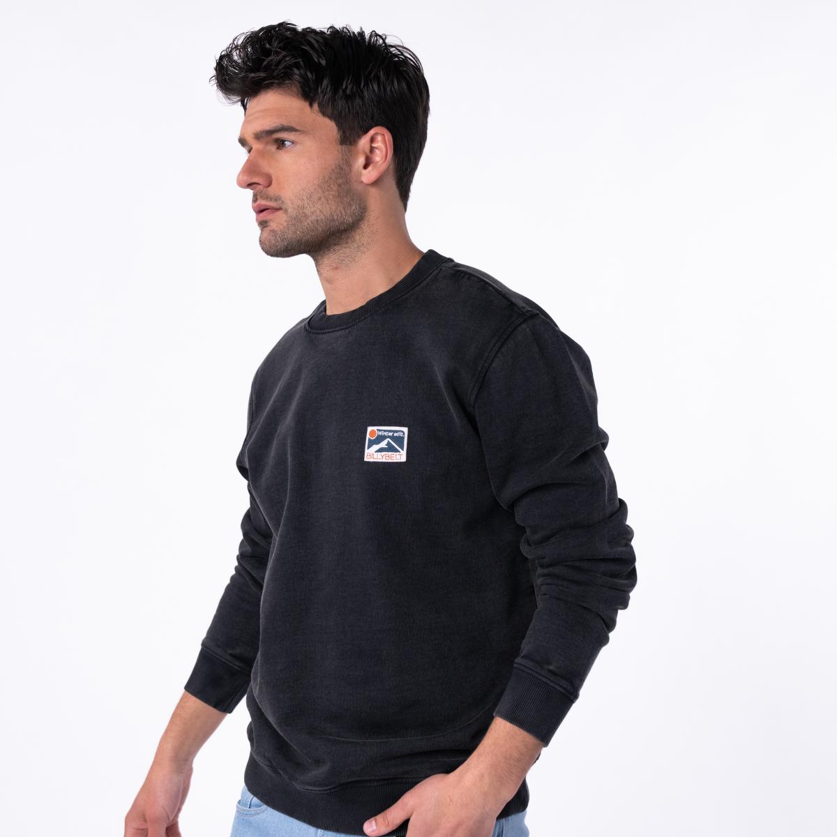 Sweater van 100% biologisch katoen BILLYCLUB - Donkergrijs