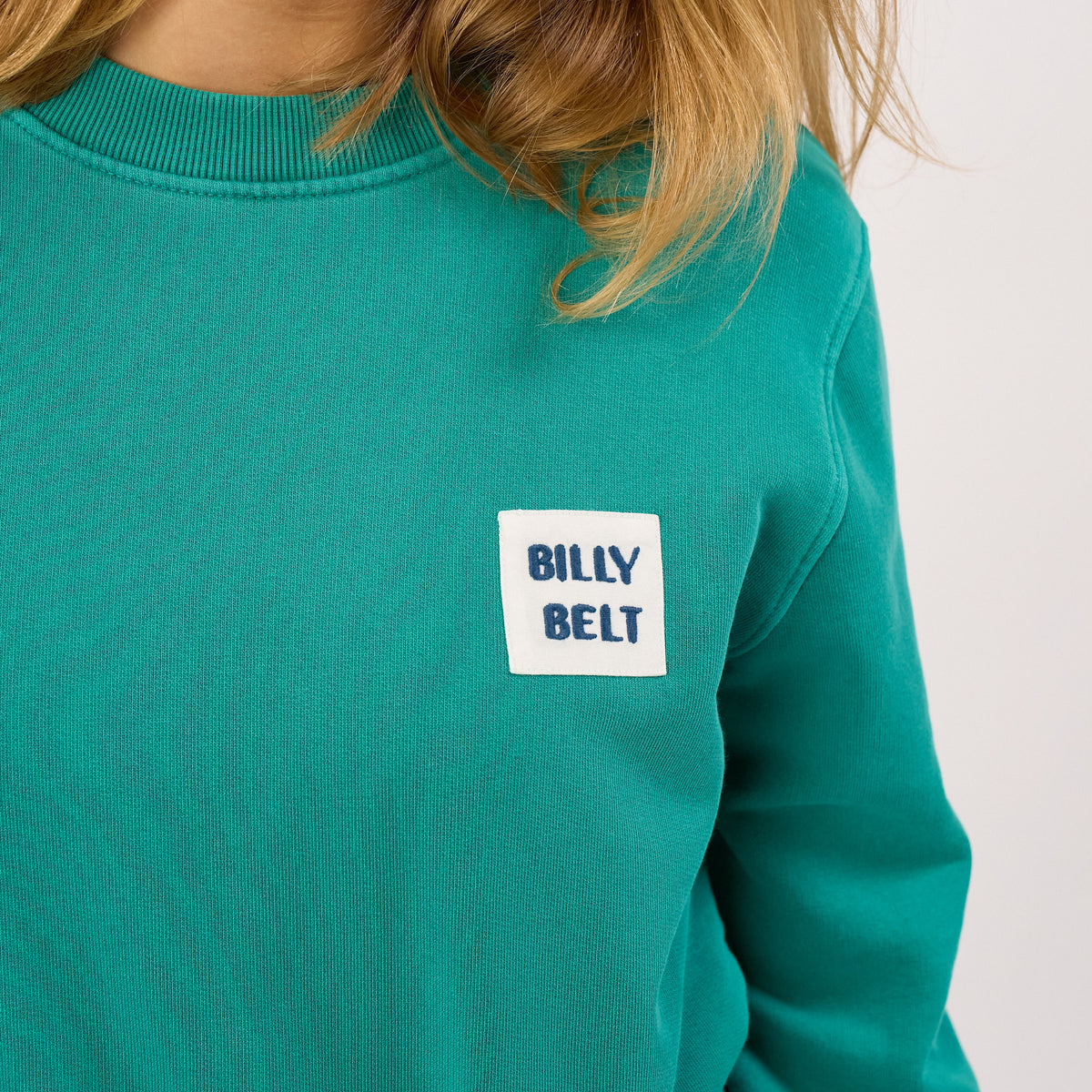 Sweater van 100% biologisch katoen BILLYCLUB - Groen