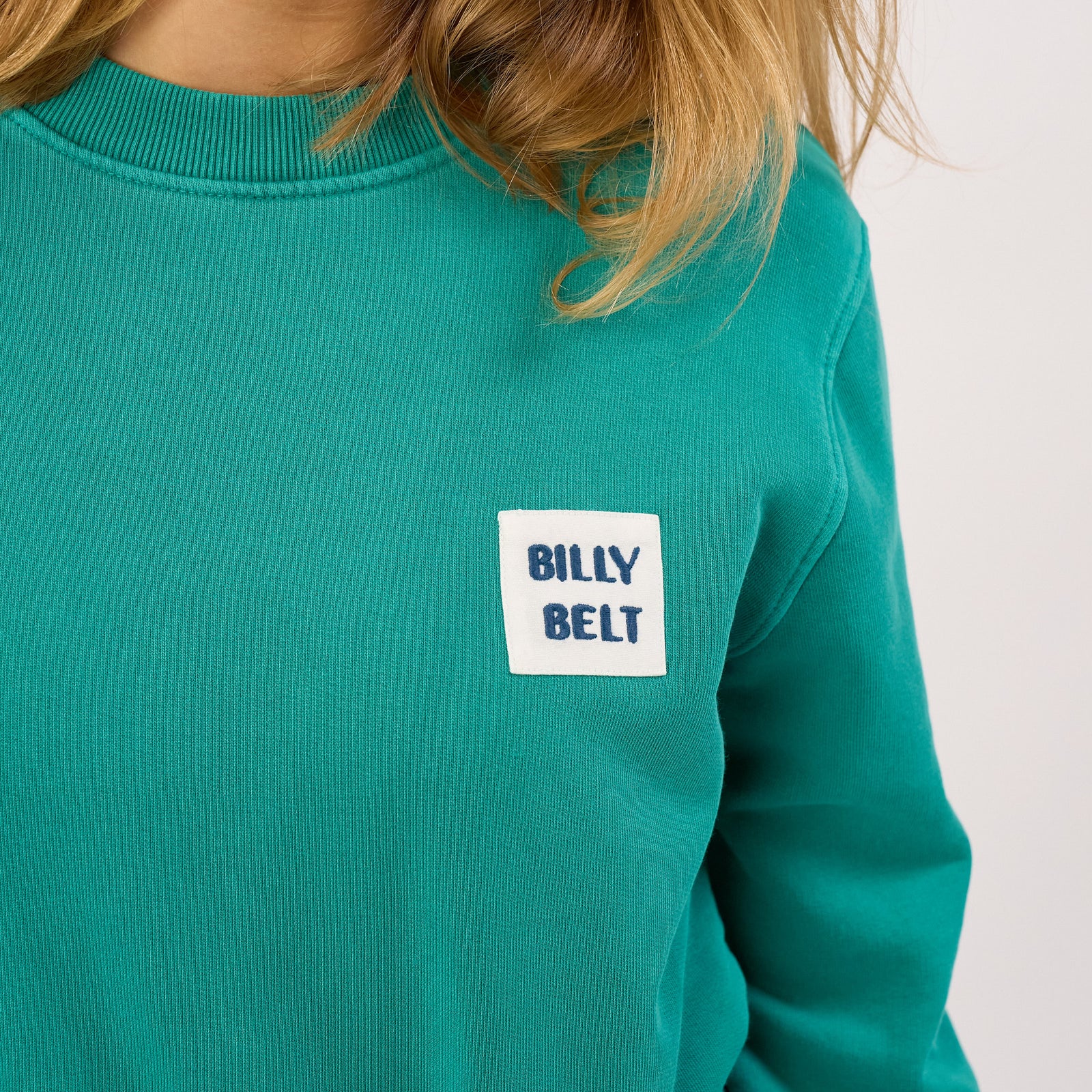 Sweater van 100% biologisch katoen BILLYCLUB - Groen
