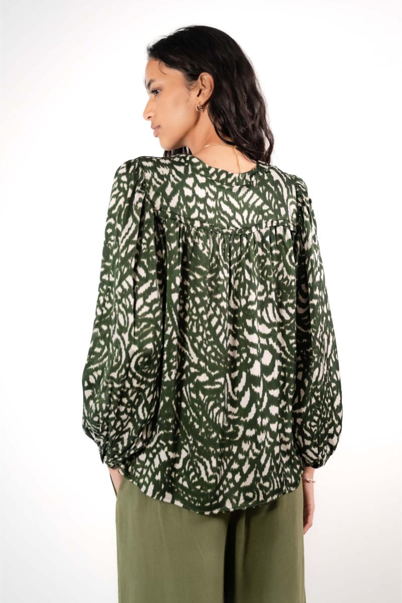 Hemd - Sydney - Khaki Cashmere