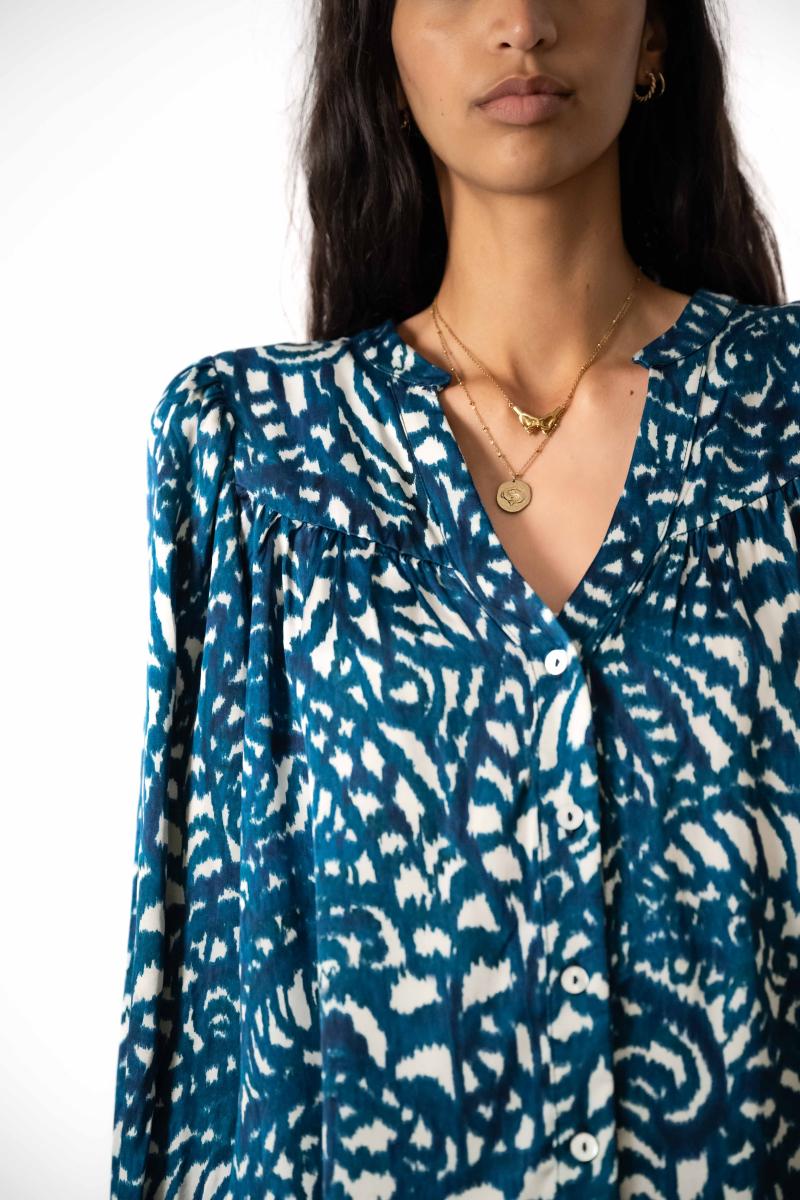 Hemd - Sydney - Indigo Cashmere