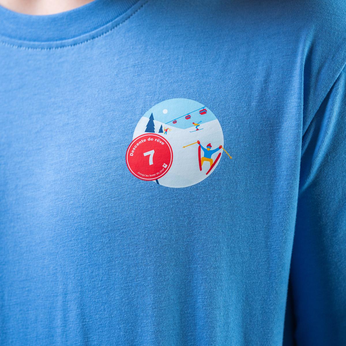 Pyjama flannelle et jersey - Kid - Blanc Et Bleu