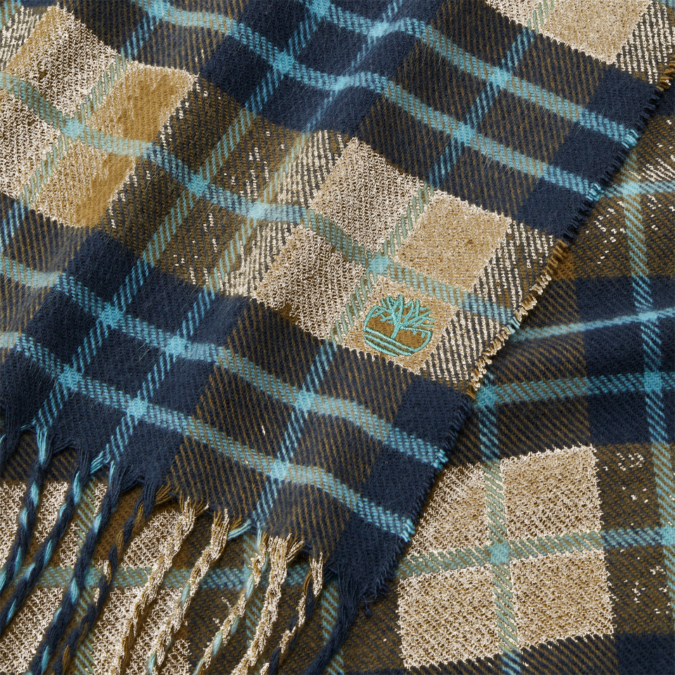 Plaid Smart Casual Scarf DARK OLIVE