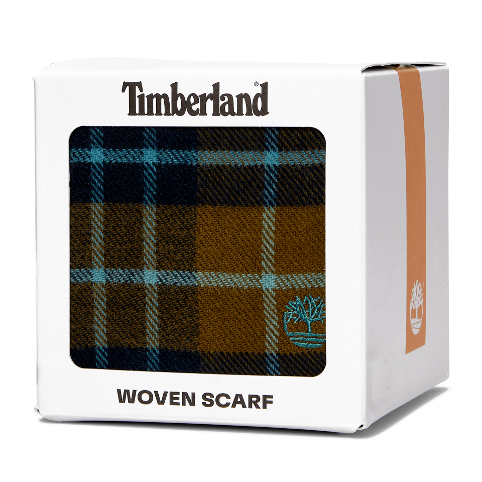 Plaid Smart Casual Scarf DARK OLIVE