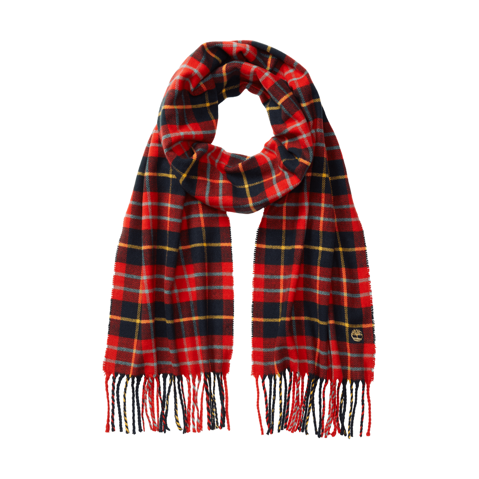 Plaid Smart Casual Scarf AURA ORANGE