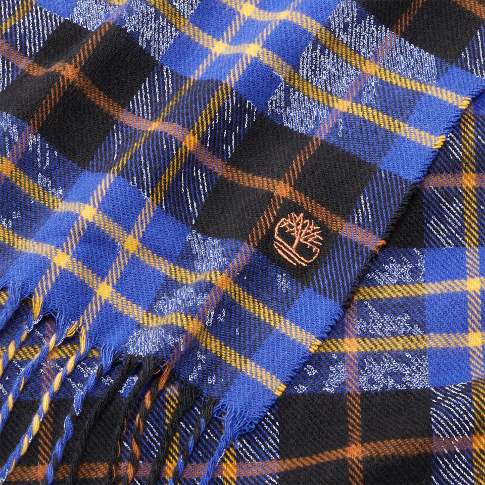 Plaid Smart Casual Scarf CLEMATIS BLUE