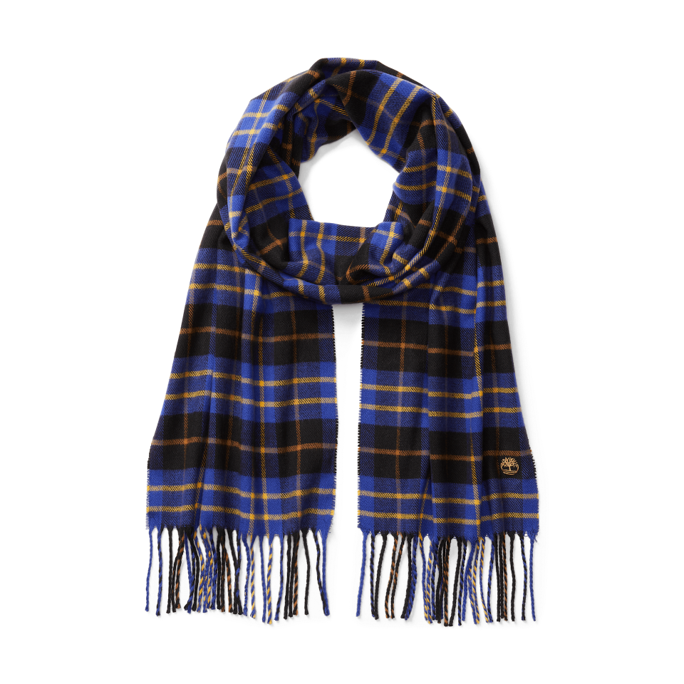 Plaid Smart Casual Scarf CLEMATIS BLUE