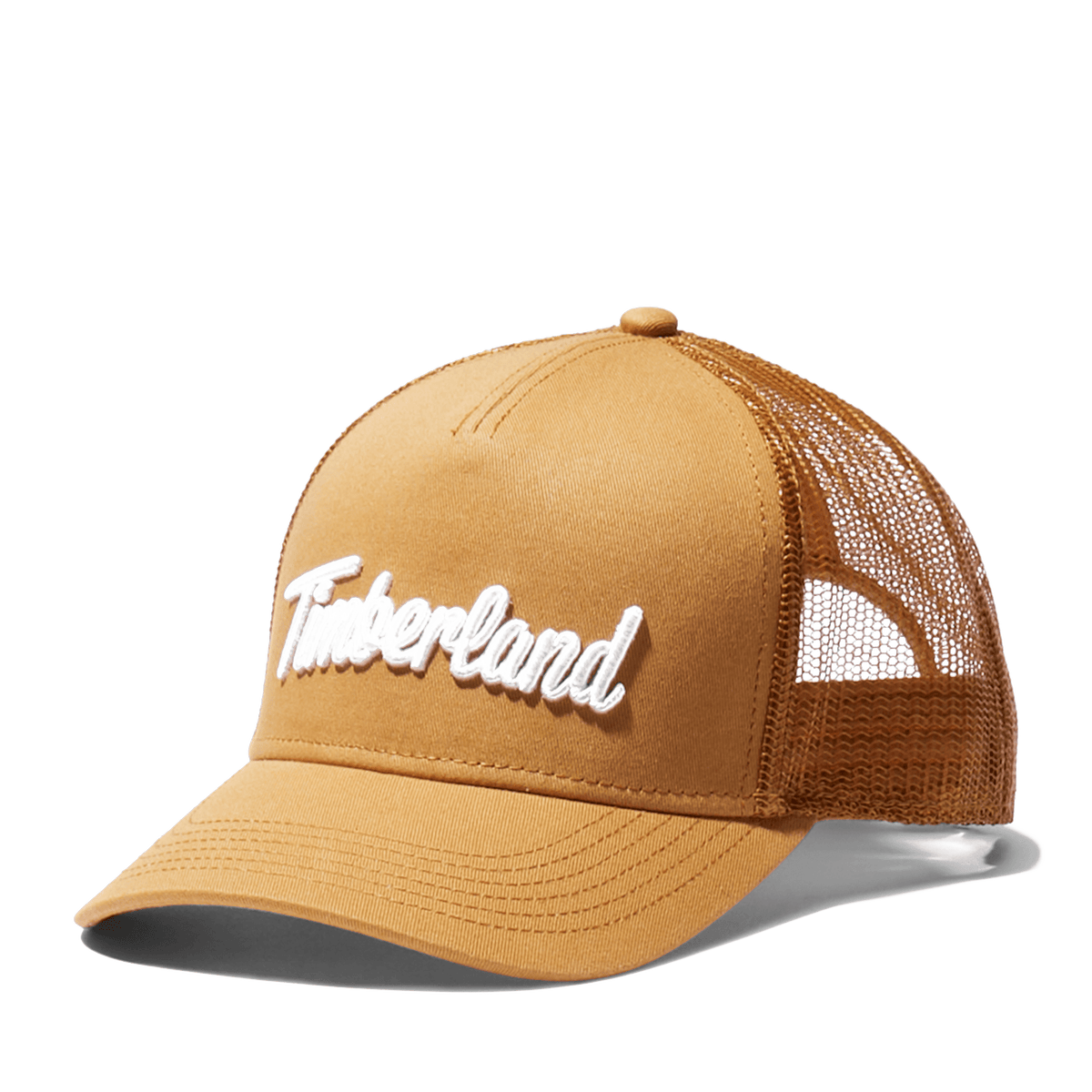 3D Embroidered Trucker Wheat