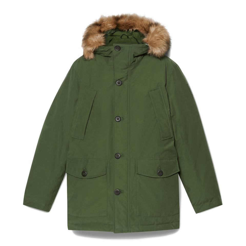 Scar Ridge Waterproof Parka Black Forest Green