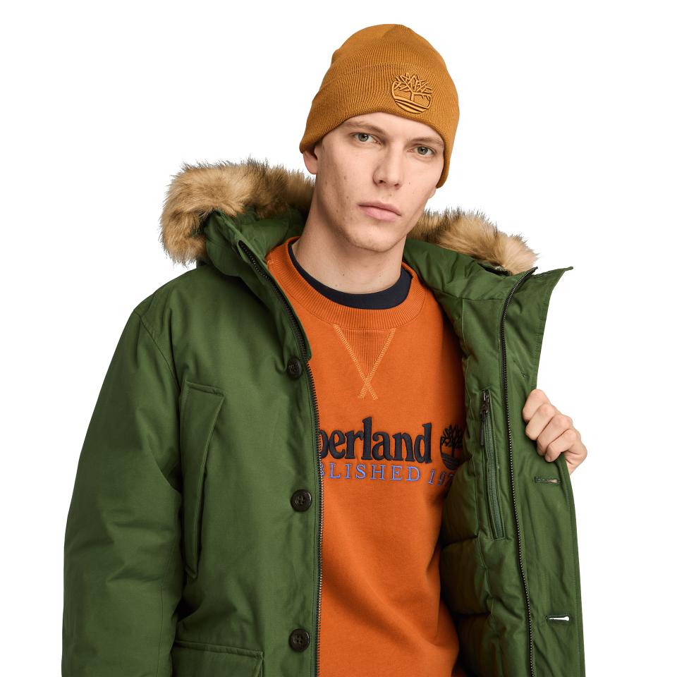 Scar Ridge Waterproof Parka Black Forest Green