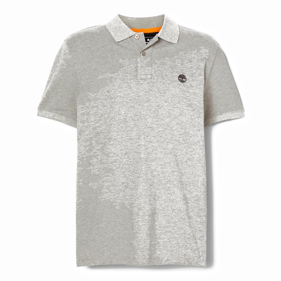 Millers River Pique Short Sleeve Polo Medium Grey Heather