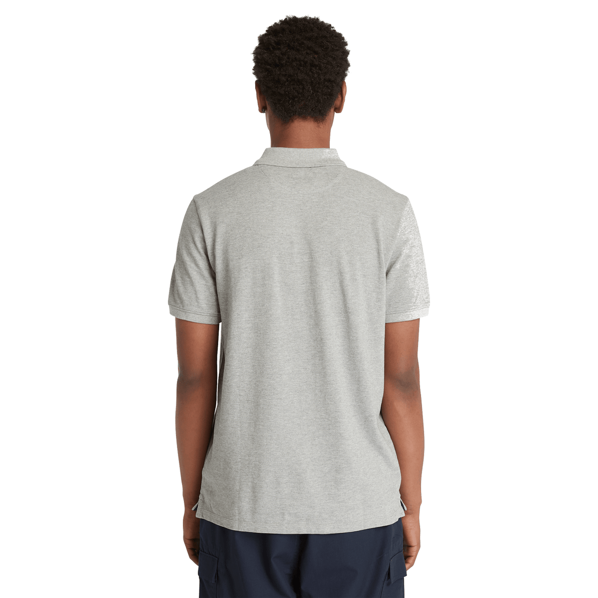 Millers River Pique Short Sleeve Polo Medium Grey Heather