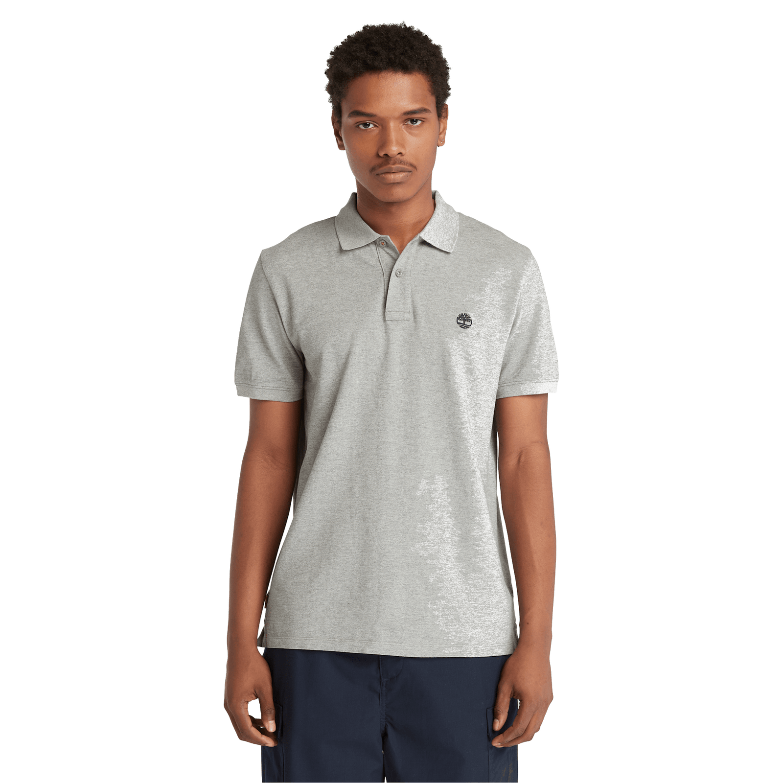 Millers River Pique Short Sleeve Polo Medium Grey Heather