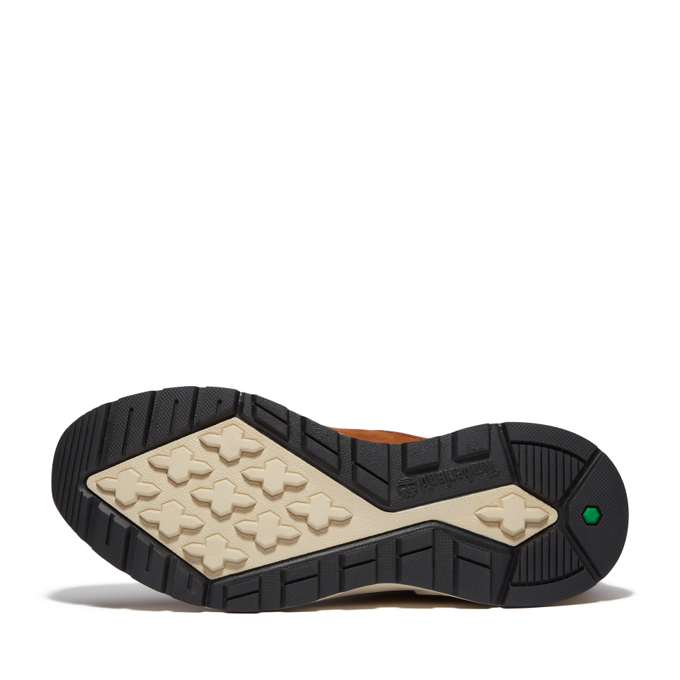 Sprint Basic Mid Lace Up Sneaker Rust Nubuck