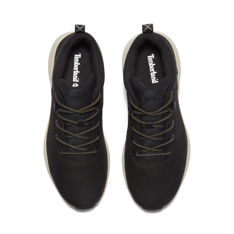 Sprint Basic Mid Lace Up Sneaker Black Nubuck W Black