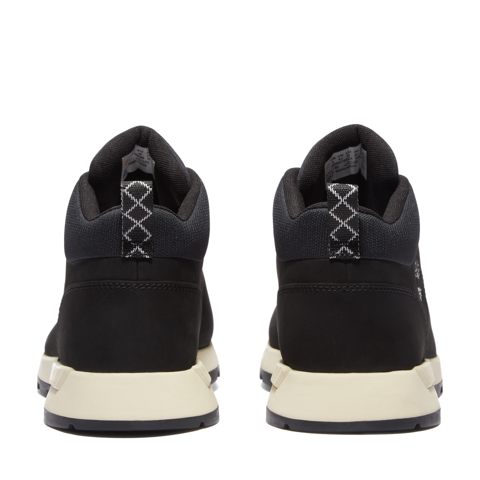 Sprint Basic Mid Lace Up Sneaker Black Nubuck W Black