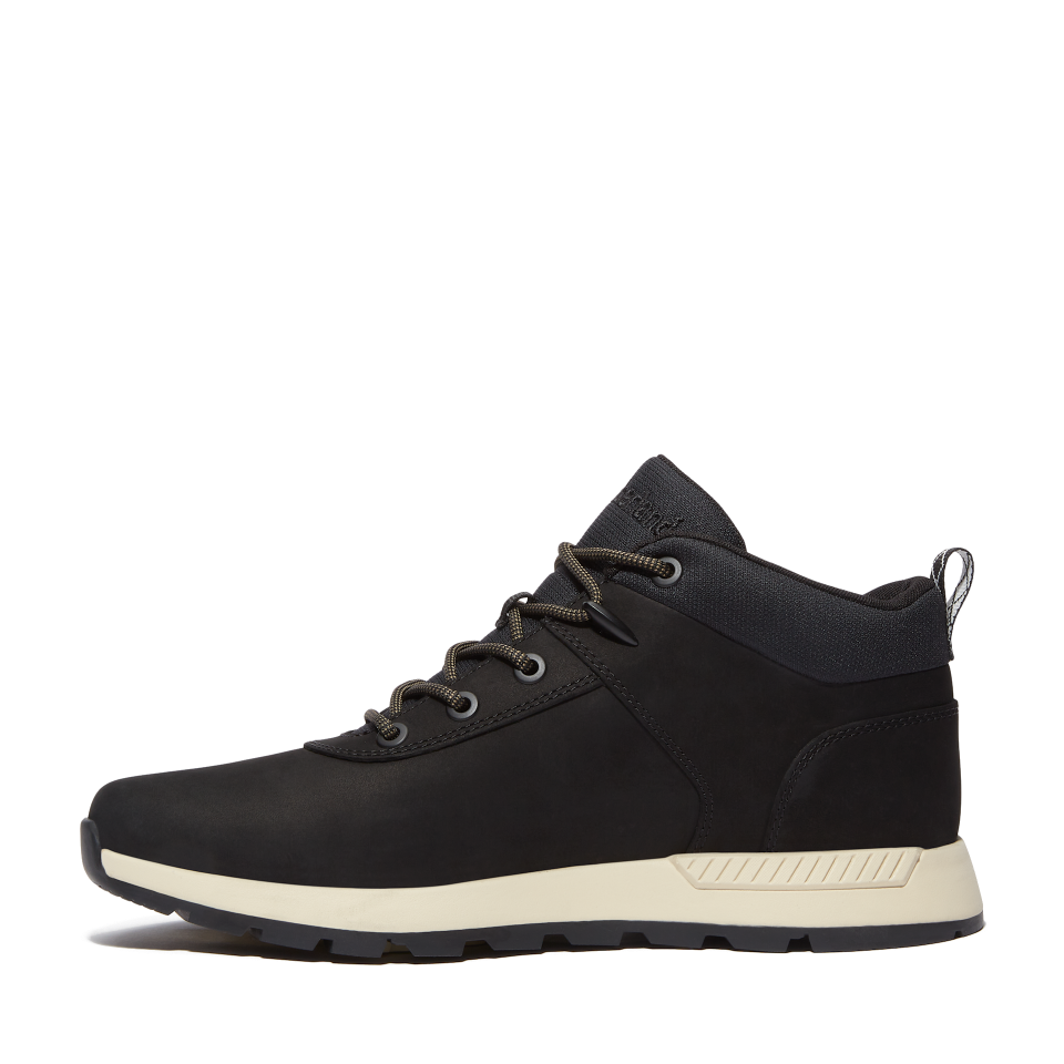 Sprint Basic Mid Lace Up Sneaker Black Nubuck W Black