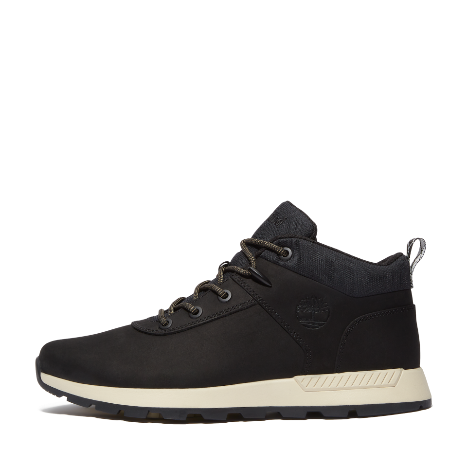 Sprint Basic Mid Lace Up Sneaker Black Nubuck W Black