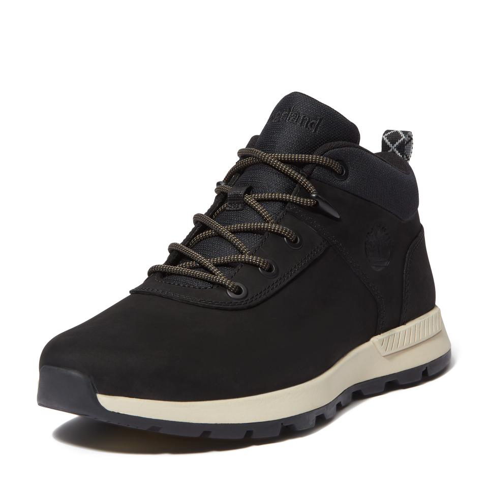 Sprint Basic Mid Lace Up Sneaker Black Nubuck W Black