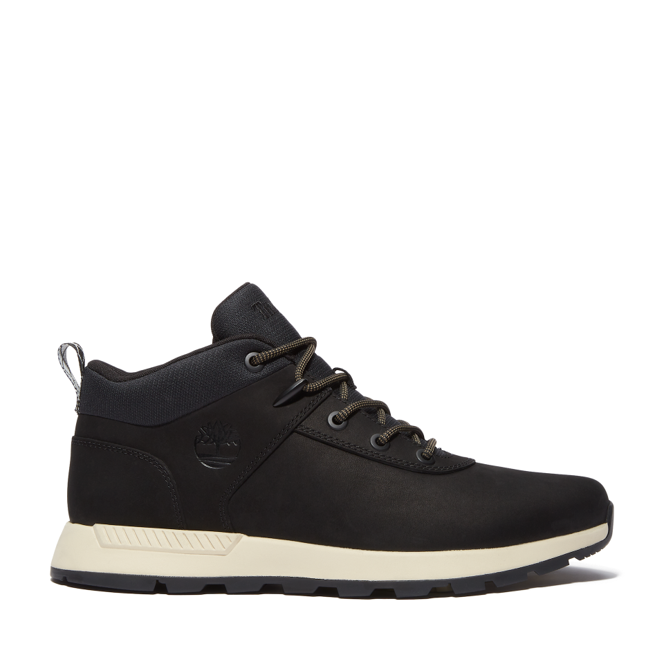 Sprint Basic Mid Lace Up Sneaker Black Nubuck W Black