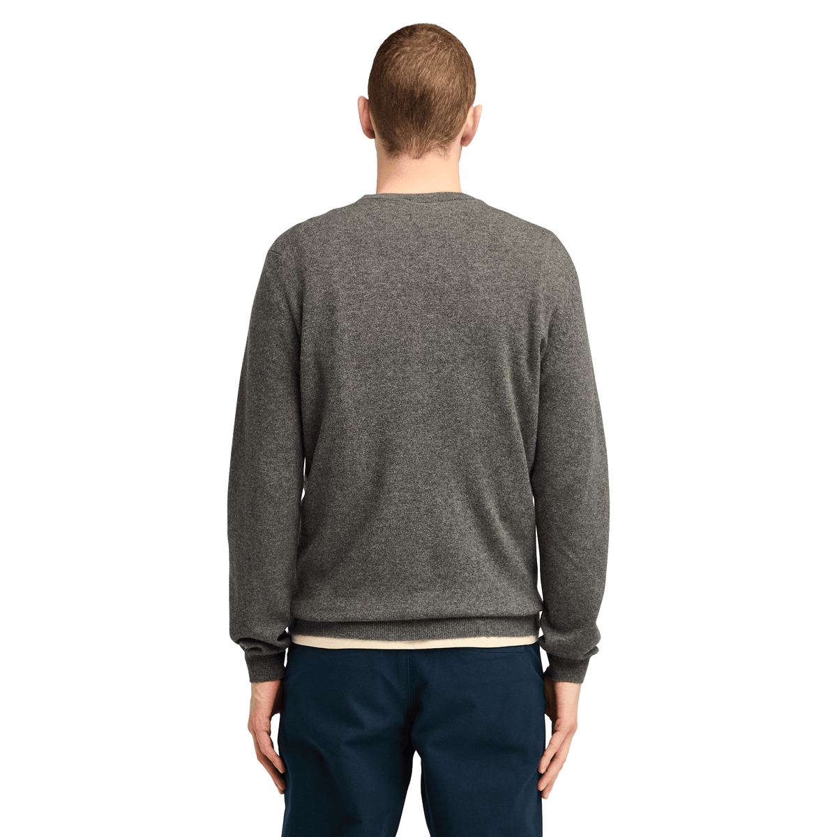 Cohas Brook Merino Crew Sweater Dark Grey Heather
