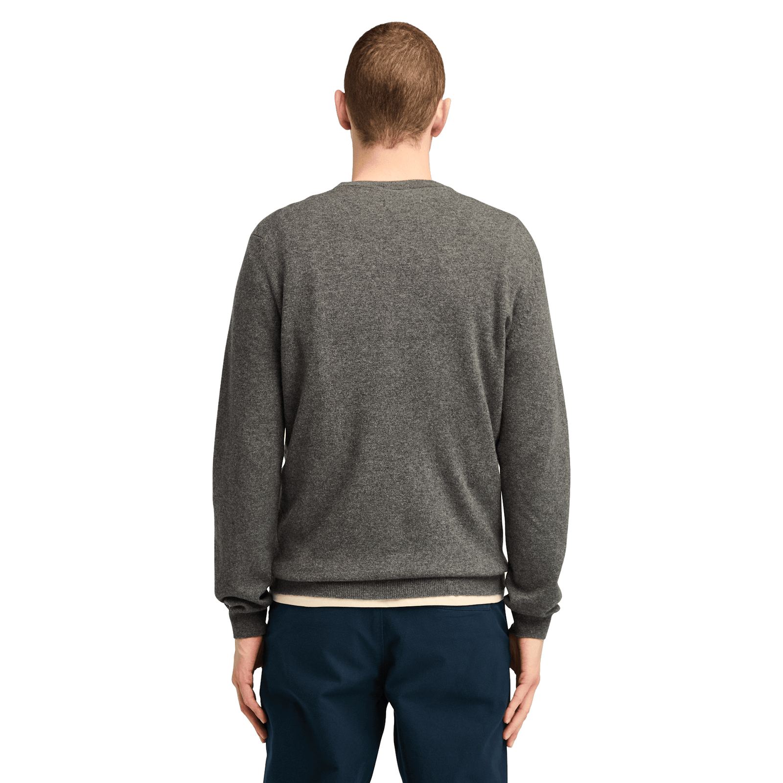 Cohas Brook Merino Crew Sweater Dark Grey Heather