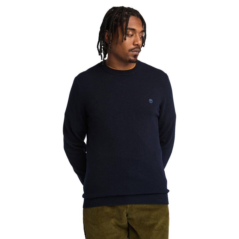 Cohas Brook Merino Crew Sweater Dark Sapphire/Dark Denim