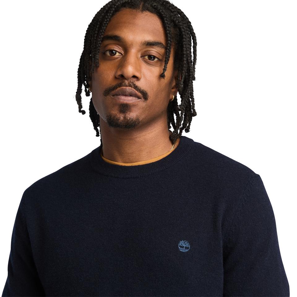 Cohas Brook Merino Crew Sweater Dark Sapphire/Dark Denim