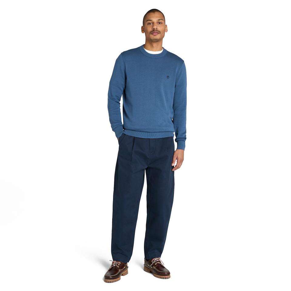 Williams River Cotton Yd Sweater Dark Denim