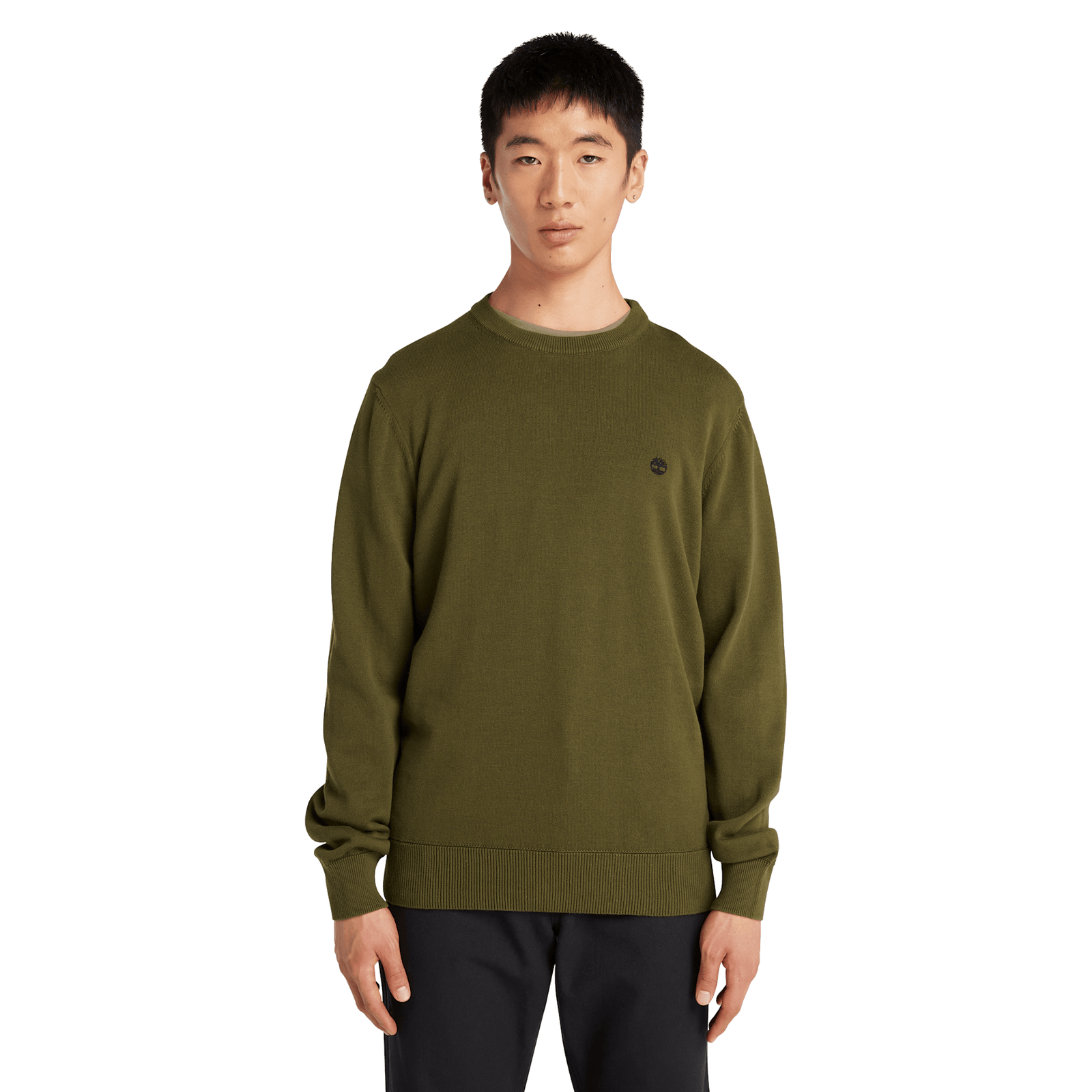 Williams River Cotton Yd Sweater Dark Olive