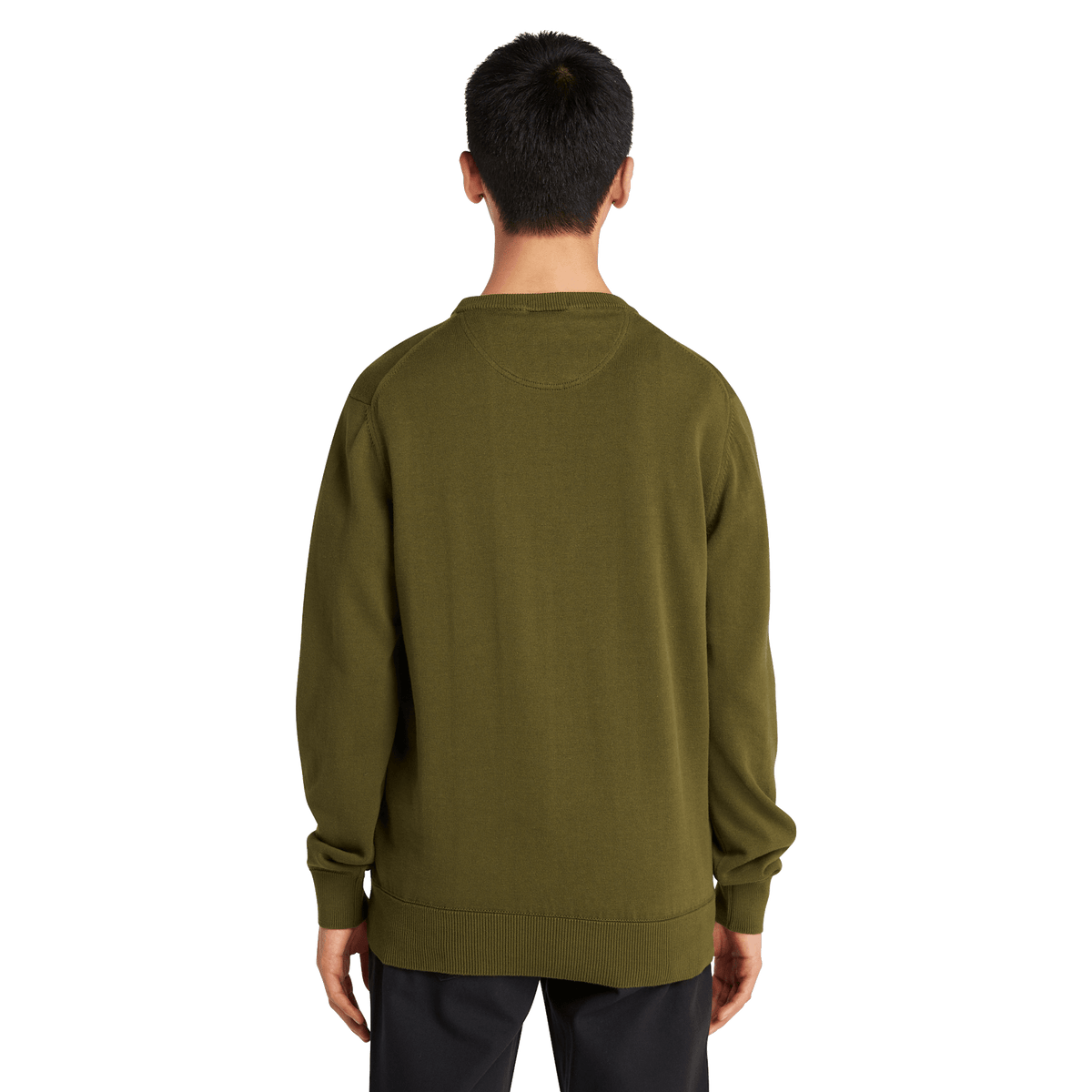Williams River Cotton Yd Sweater Dark Olive