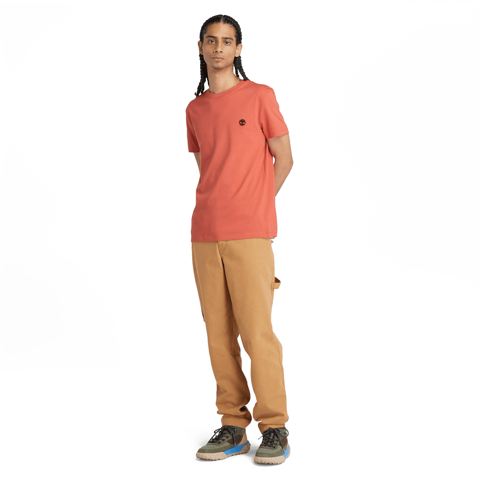 Dunstan River Short Sleeve Tee Burnt Sienna-App