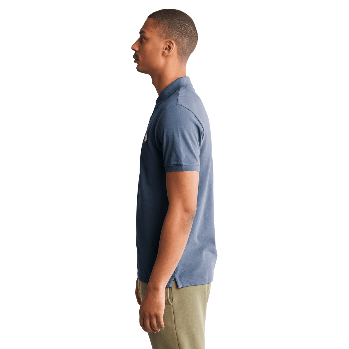 Oyster River Chest Logo Ss Polo (Slim) Dark Denim