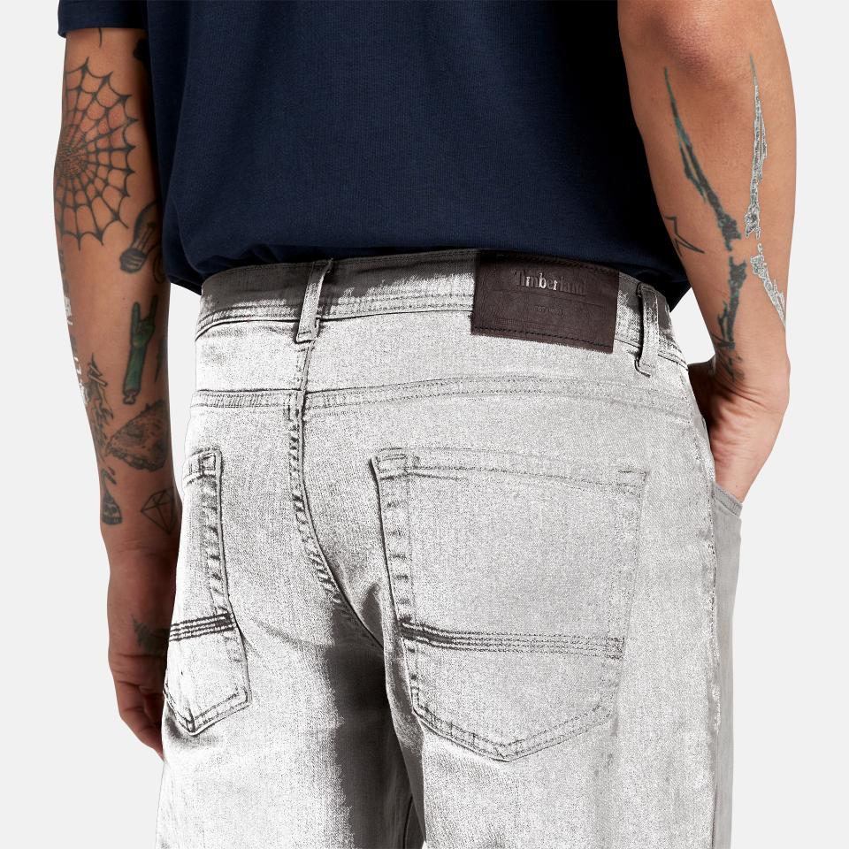 Stretch Black Denim Pant Carbon Grey