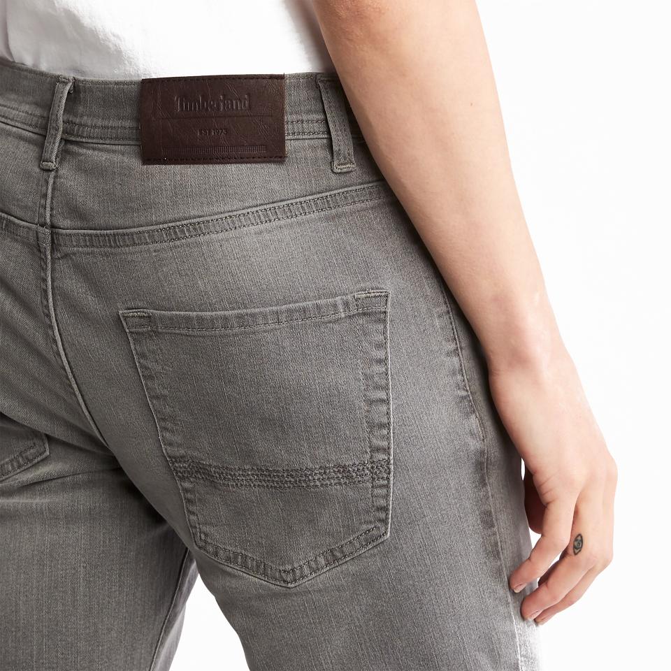 Stretch Black Denim Pant Carbon Grey