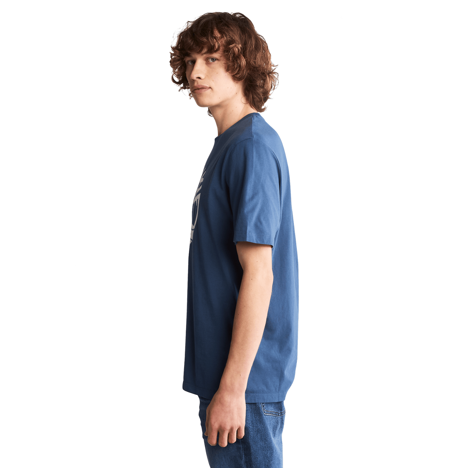 Kennebec River Tree Logo Short Sleeve Tee Dark Denim