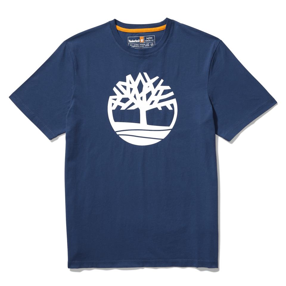 Kennebec River Tree Logo Short Sleeve Tee Dark Denim