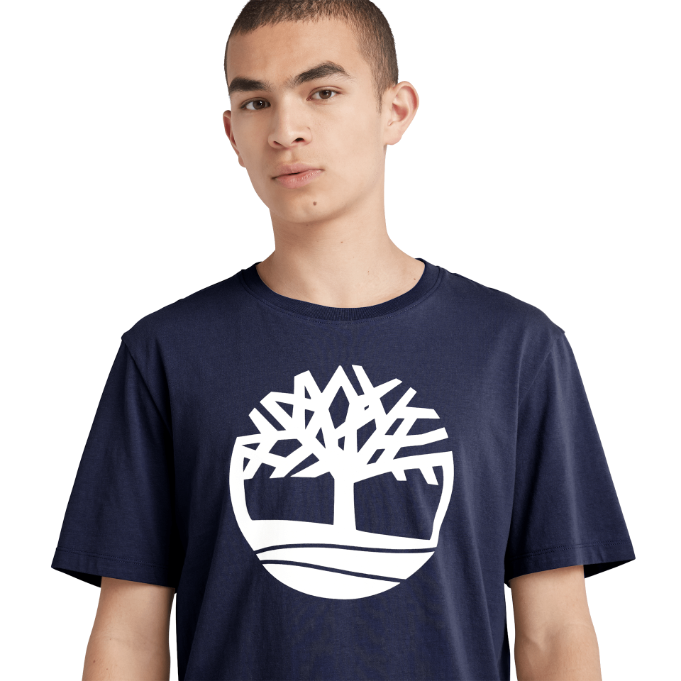 KENNEBEC RIVER Tree Logo Short Sleeve Tee DARK SAPPHIRE