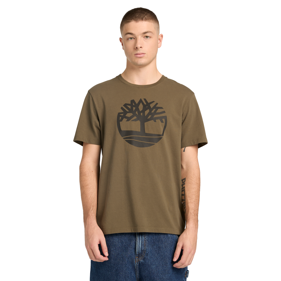 KENNEBEC RIVER Tree Logo Short Sleeve Tee LEAF GREEN