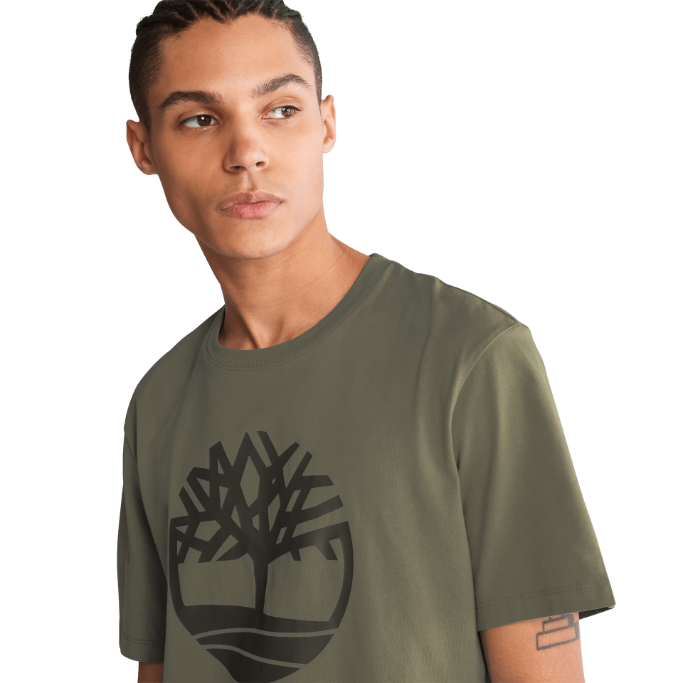 KENNEBEC RIVER Tree Logo Short Sleeve Tee LEAF GREEN