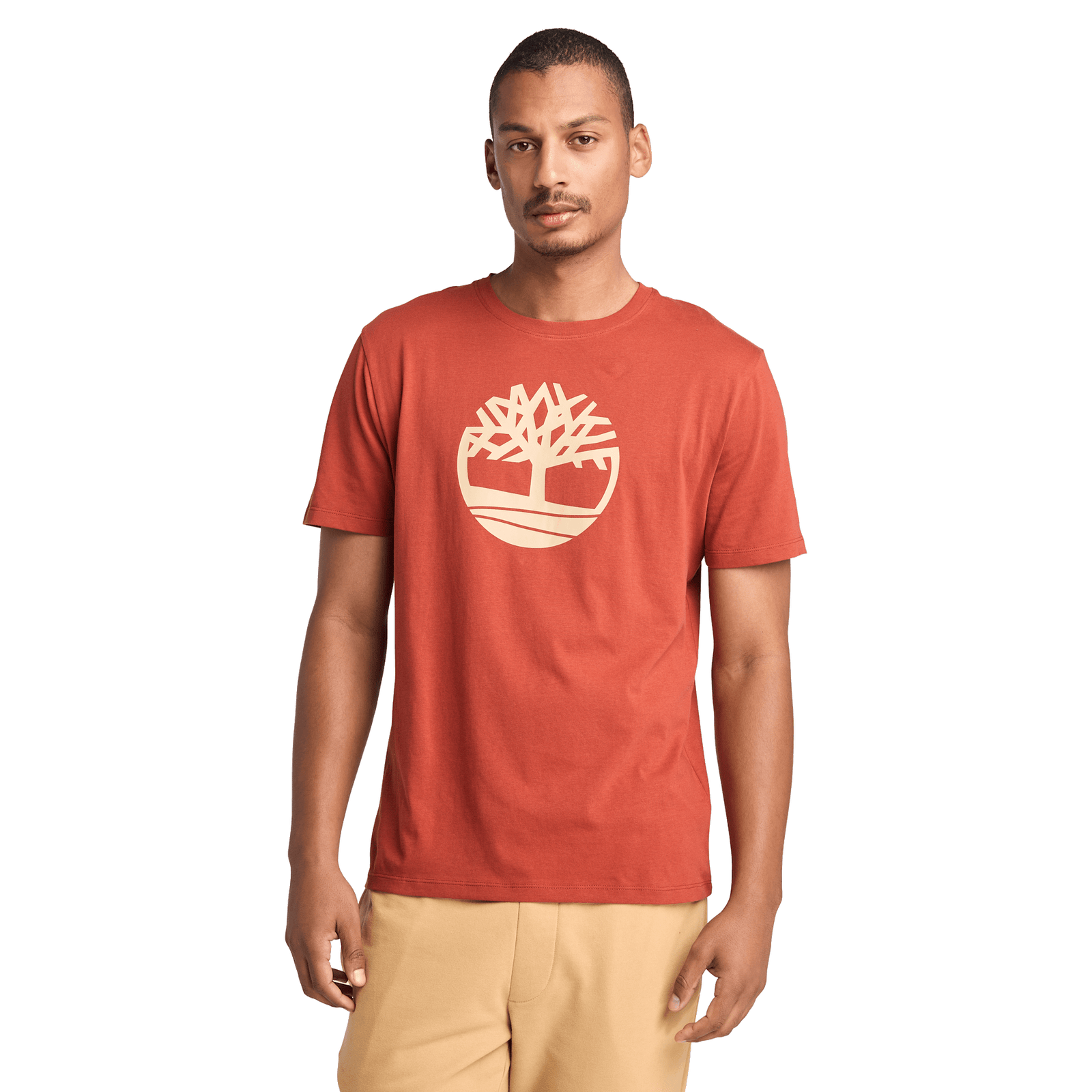Kennebec River Tree Logo Short Sleeve Tee Burnt Henna