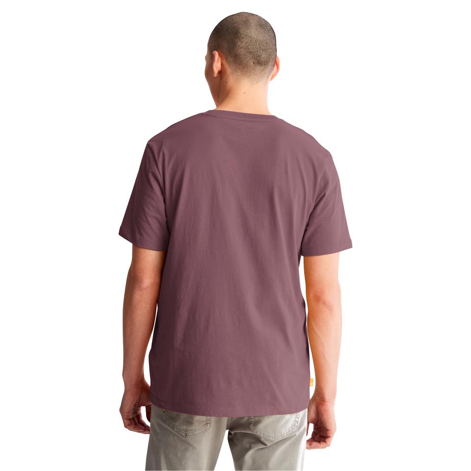 Tree Logo Short Sleeve Tee Eggplant