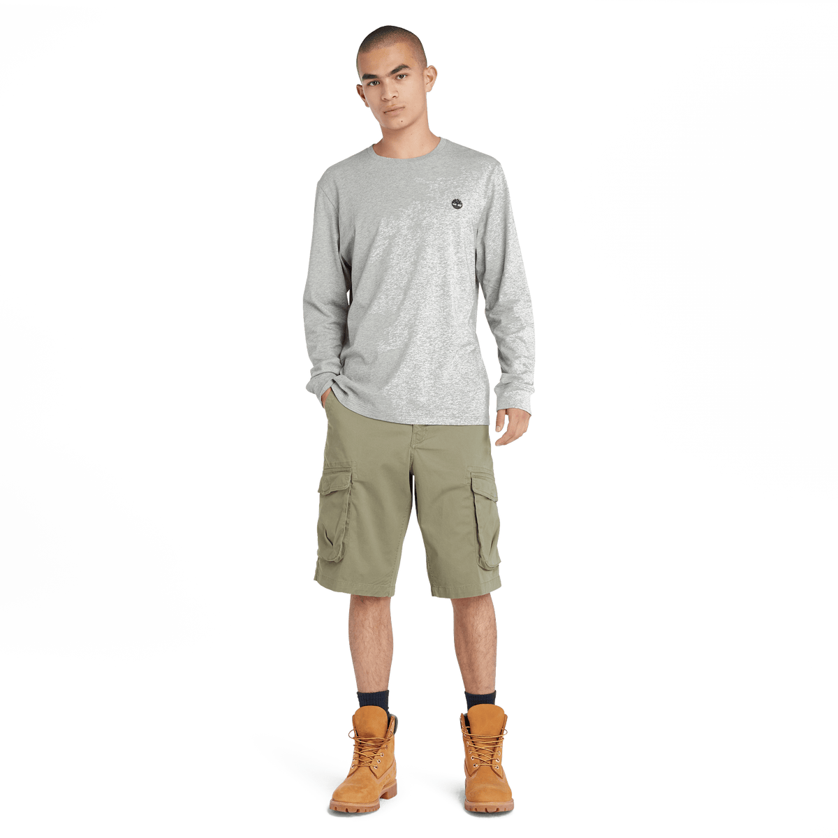 Twill Cargo Shorts Cassel Earth